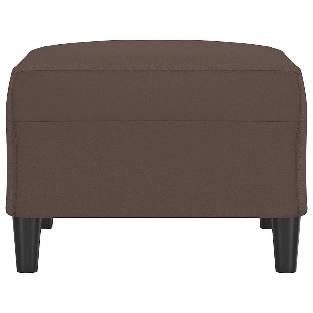 Fußhocker Braun 70x55x41 cm Kunstleder