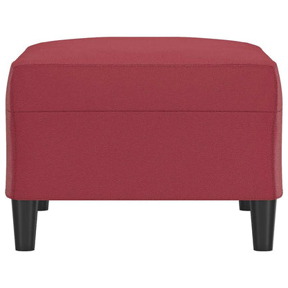 Fußhocker Weinrot 70x55x41 cm Kunstleder