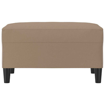 Fußhocker Cappuccino-Braun 70x55x41 cm Kunstleder