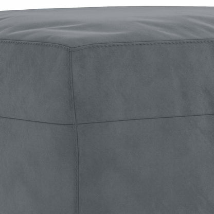 Fußhocker Dunkelgrau 70x55x41 cm Samt