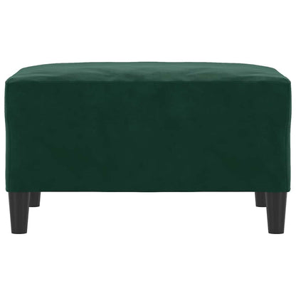 Fußhocker Dunkelgrün 70x55x41 cm Samt