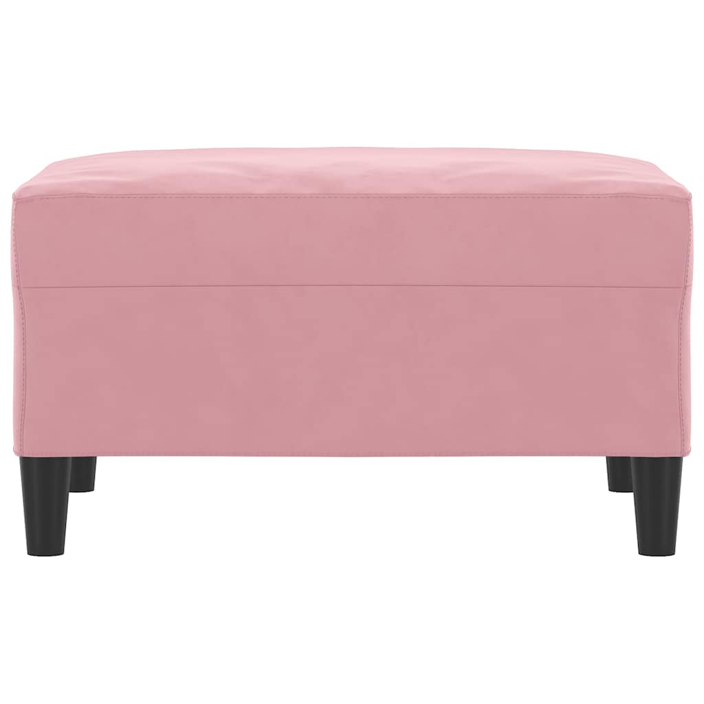 Fußhocker Rosa 70x55x41 cm Samt