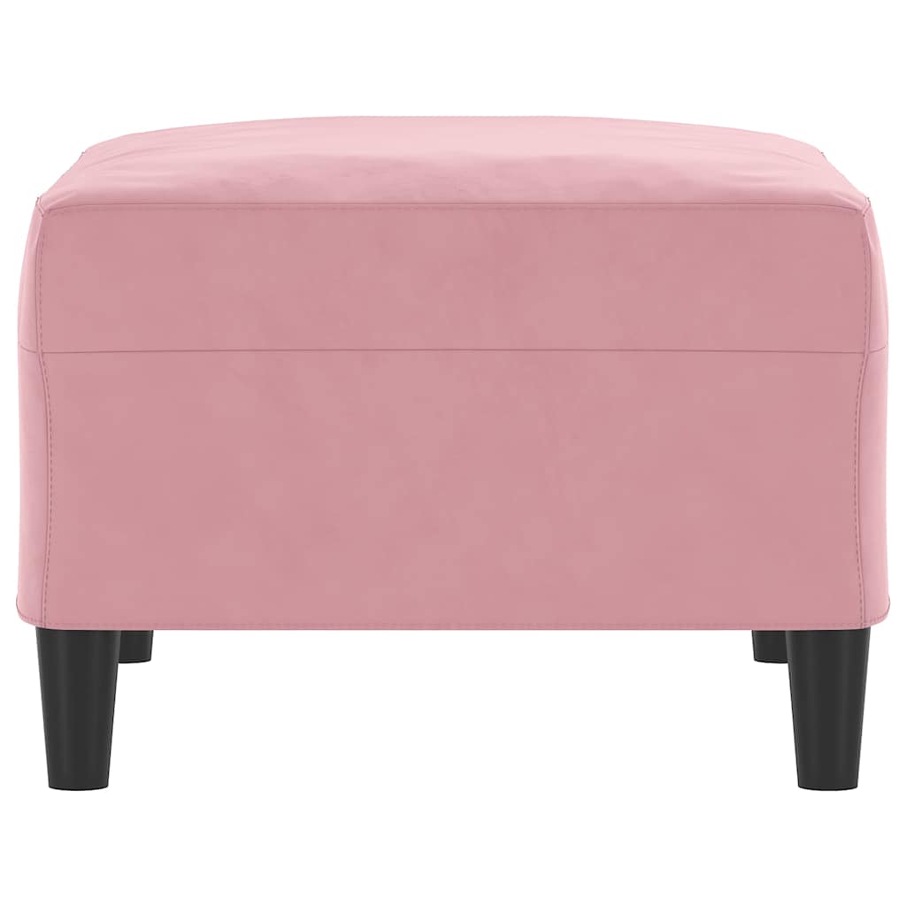 Fußhocker Rosa 70x55x41 cm Samt