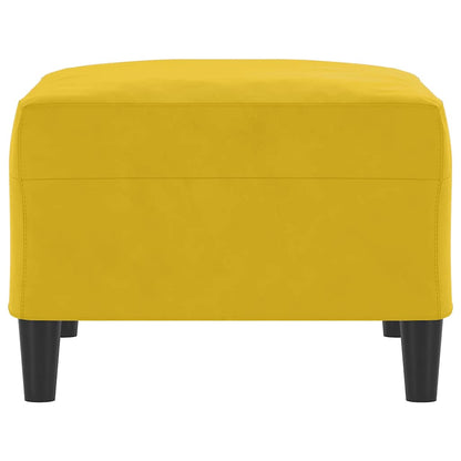 Fußhocker Gelb 70x55x41 cm Samt