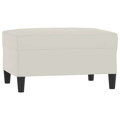 Fußhocker Creme 70x55x41 cm Samt