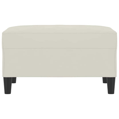 Fußhocker Creme 70x55x41 cm Samt