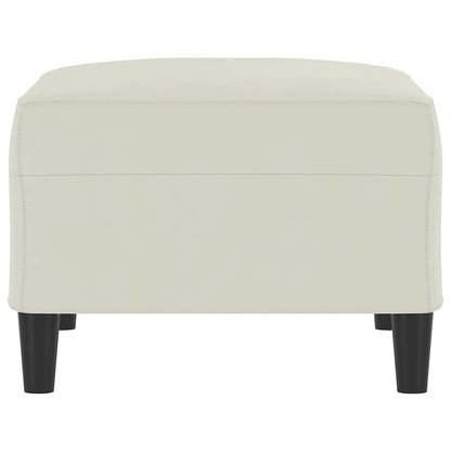 Fußhocker Creme 70x55x41 cm Samt