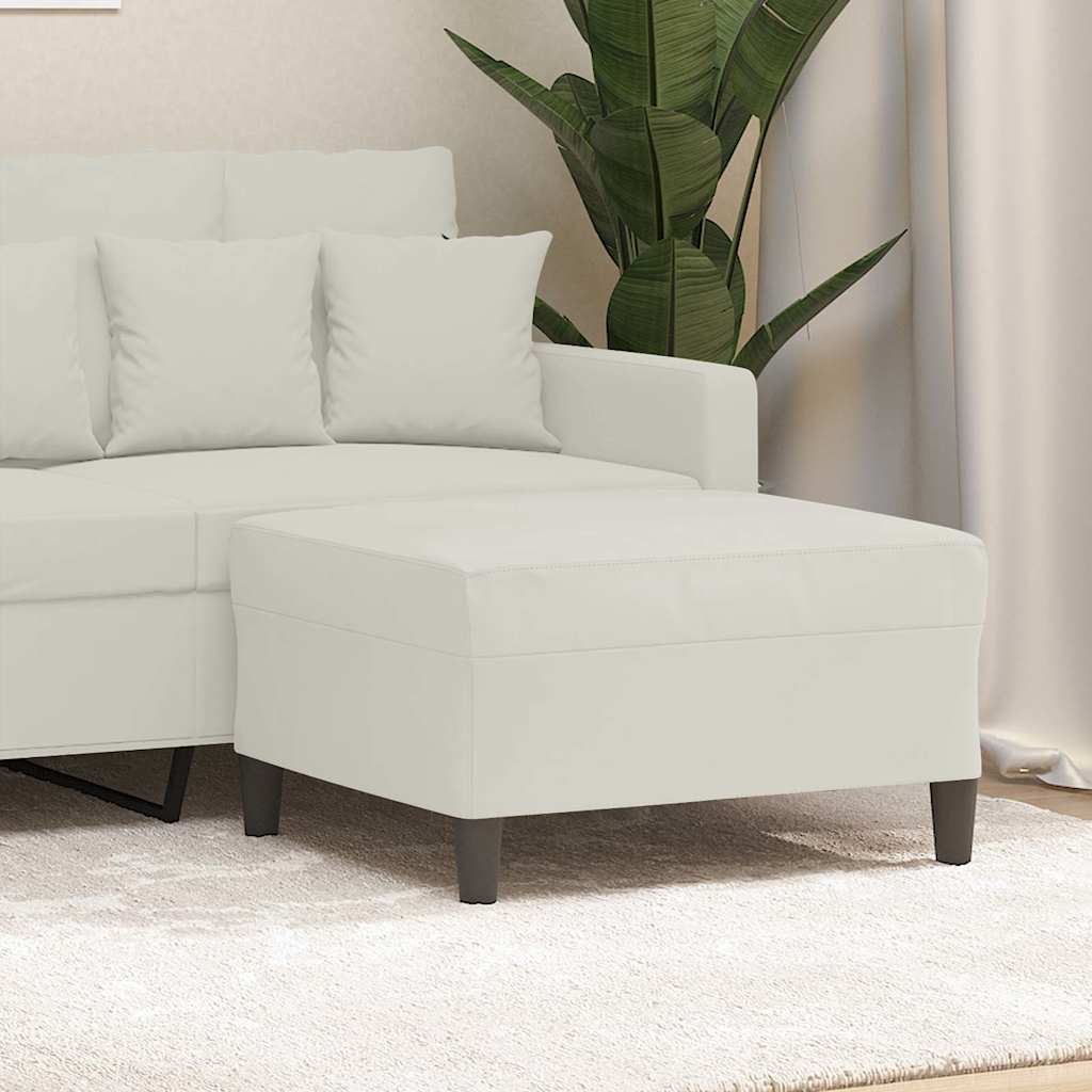Fußhocker Creme 70x55x41 cm Samt