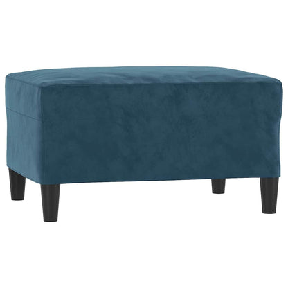 Fußhocker Blau 70x55x41 cm Samt