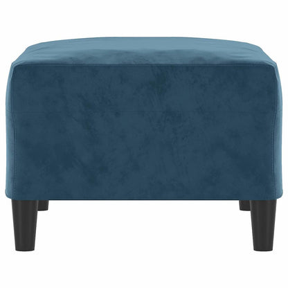 Fußhocker Blau 70x55x41 cm Samt