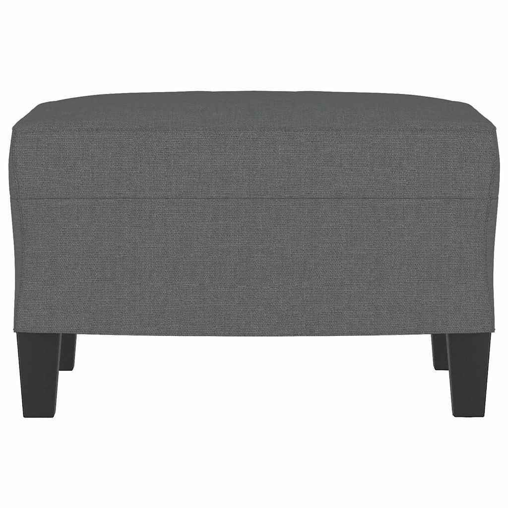 Fußhocker Dunkelgrau 60x50x41 cm Stoff