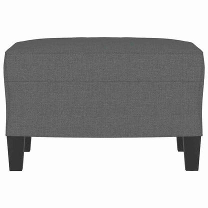 Fußhocker Dunkelgrau 60x50x41 cm Stoff