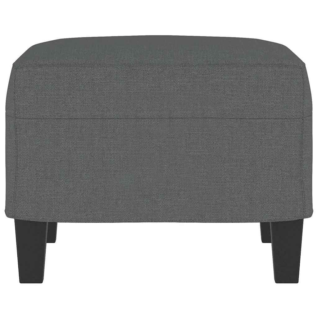 Fußhocker Dunkelgrau 60x50x41 cm Stoff