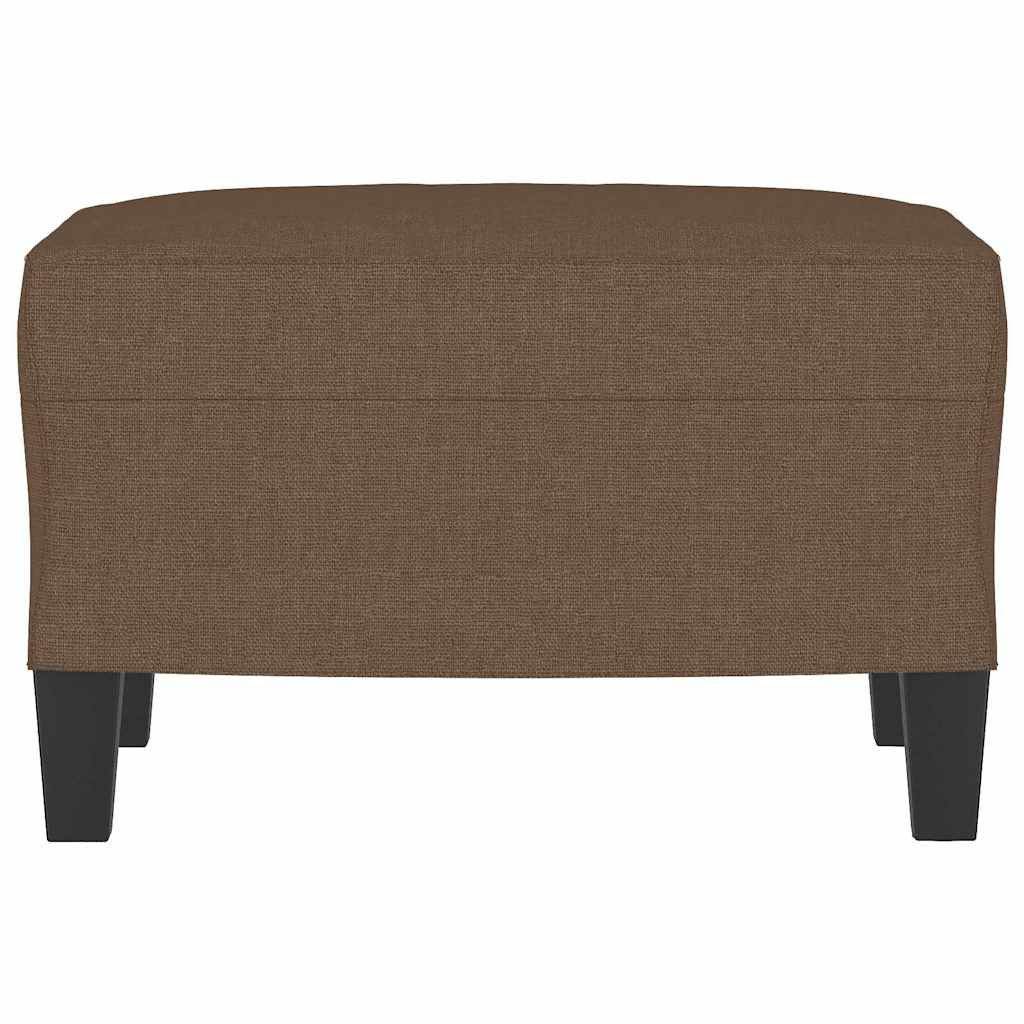 Fußhocker Braun 60x50x41 cm Stoff