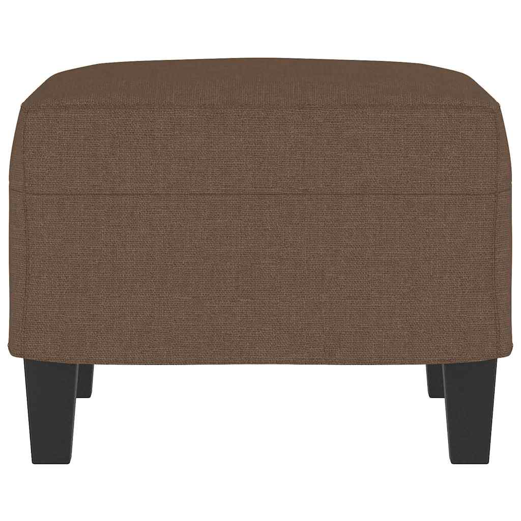 Fußhocker Braun 60x50x41 cm Stoff