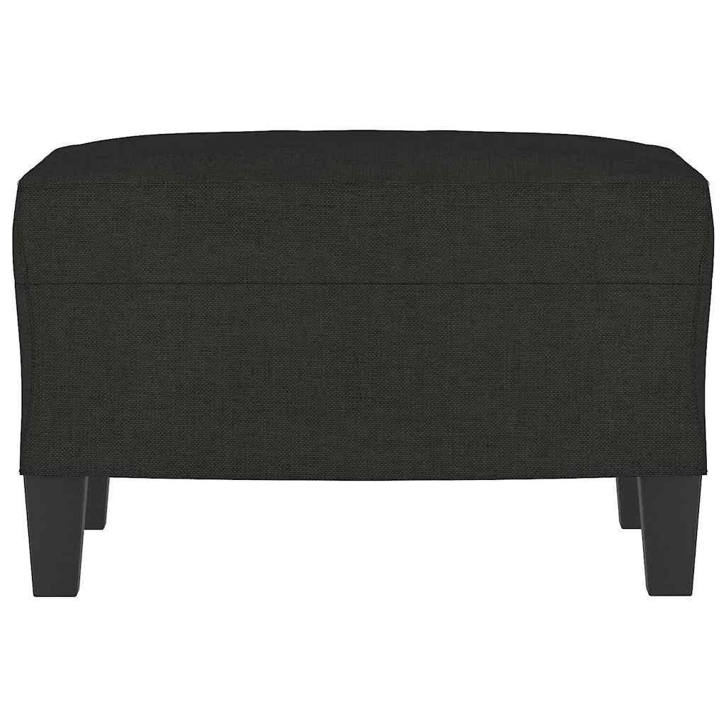 Fußhocker Schwarz 60x50x41 cm Stoff