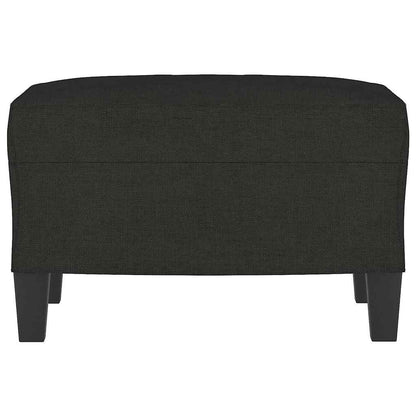 Fußhocker Schwarz 60x50x41 cm Stoff