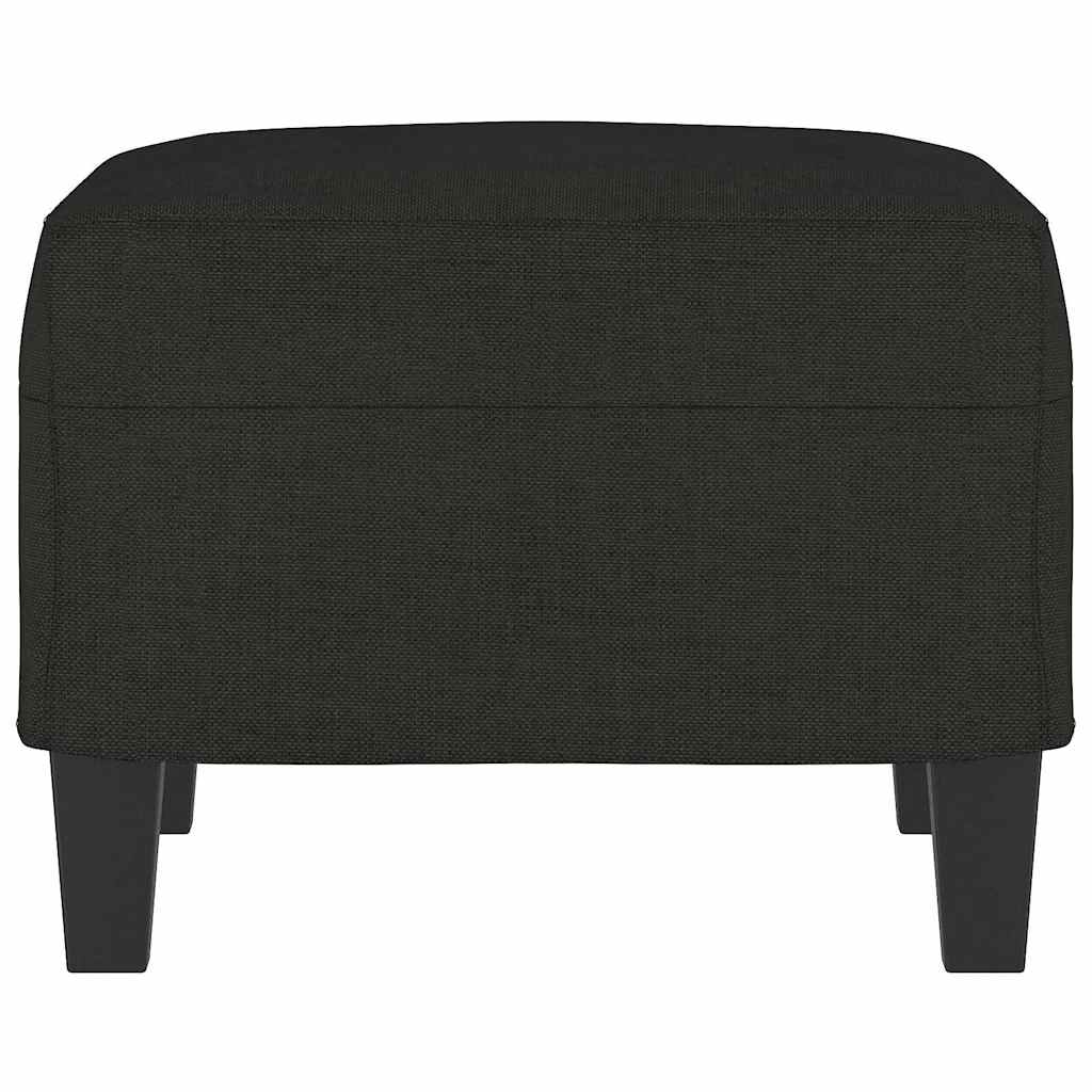 Fußhocker Schwarz 60x50x41 cm Stoff