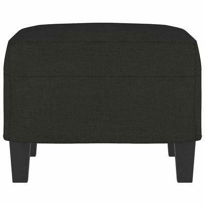 Fußhocker Schwarz 60x50x41 cm Stoff