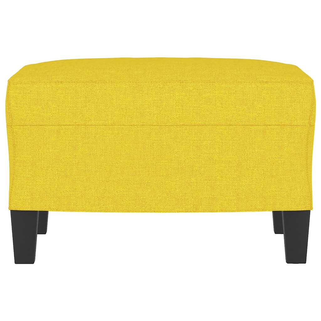 Fußhocker Hellgelb 60x50x41 cm Stoff