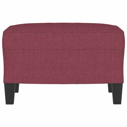 Fußhocker Weinrot 60x50x41 cm Stoff