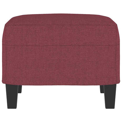 Fußhocker Weinrot 60x50x41 cm Stoff