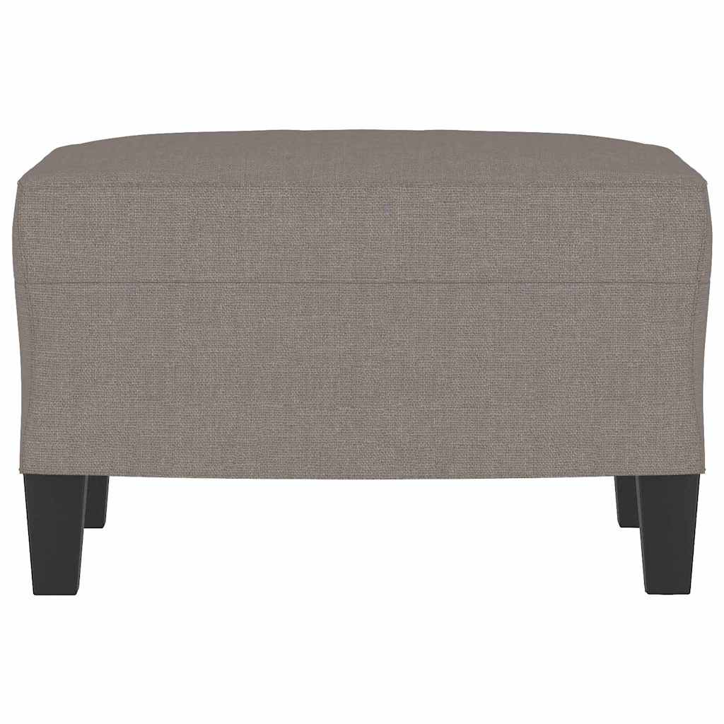 Fußhocker Taupe 60x50x41 cm Stoff