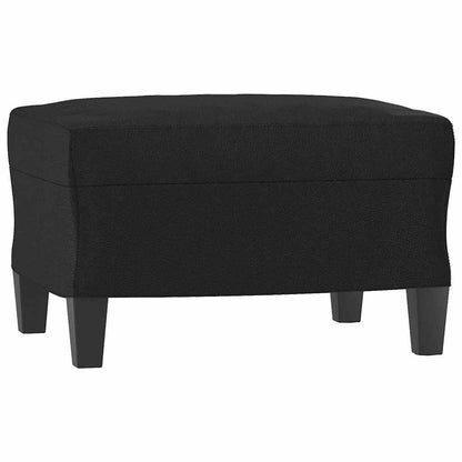 Fußhocker Schwarz 60x50x41 cm Kunstleder