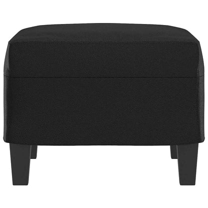 Fußhocker Schwarz 60x50x41 cm Kunstleder