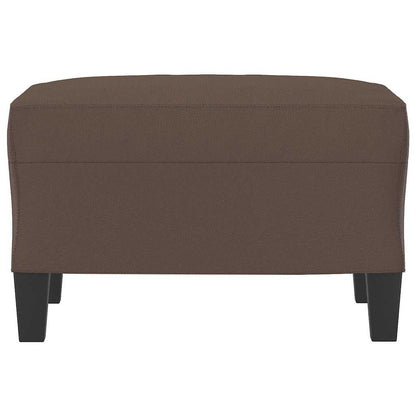 Fußhocker Braun 60x50x41 cm Kunstleder
