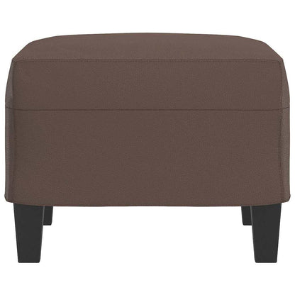 Fußhocker Braun 60x50x41 cm Kunstleder