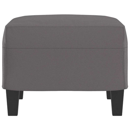 Fußhocker Grau 60x50x41 cm Kunstleder