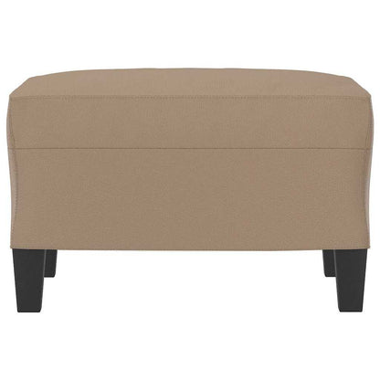 Fußhocker Cappuccino-Braun 60x50x41 cm Kunstleder