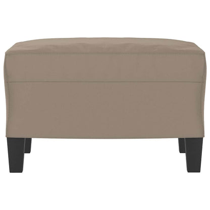 Fußhocker Taupe 60x50x41 cm Mikrofasergewebe