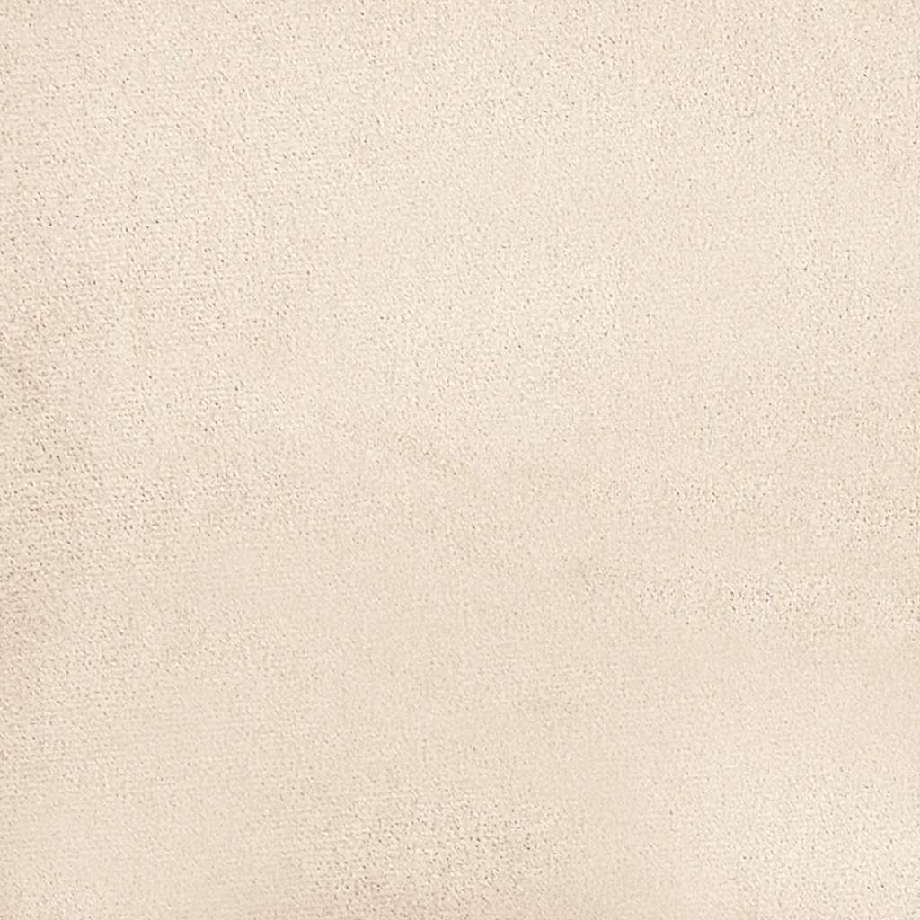 Fußhocker Beige 60x50x41 cm Mikrofasergewebe