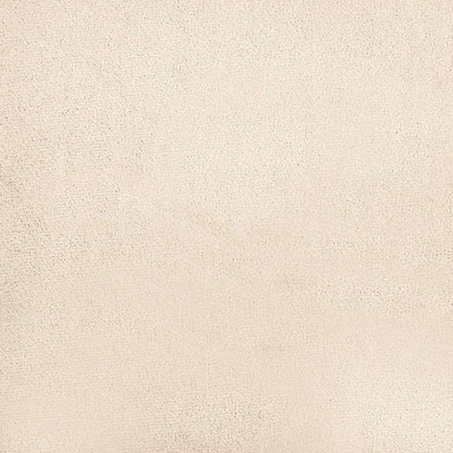 Fußhocker Beige 60x50x41 cm Mikrofasergewebe