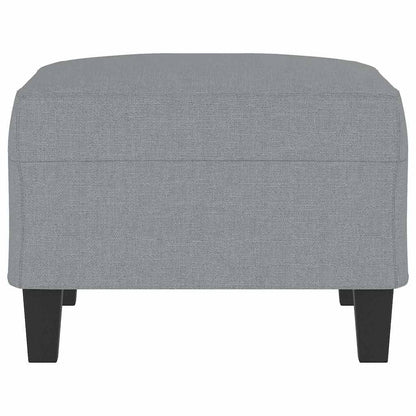 Fußhocker Hellgrau 70x55x41 cm Stoff