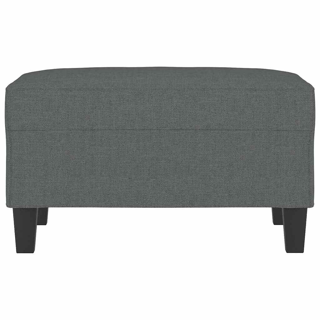 Fußhocker Dunkelgrau 70x55x41 cm Stoff