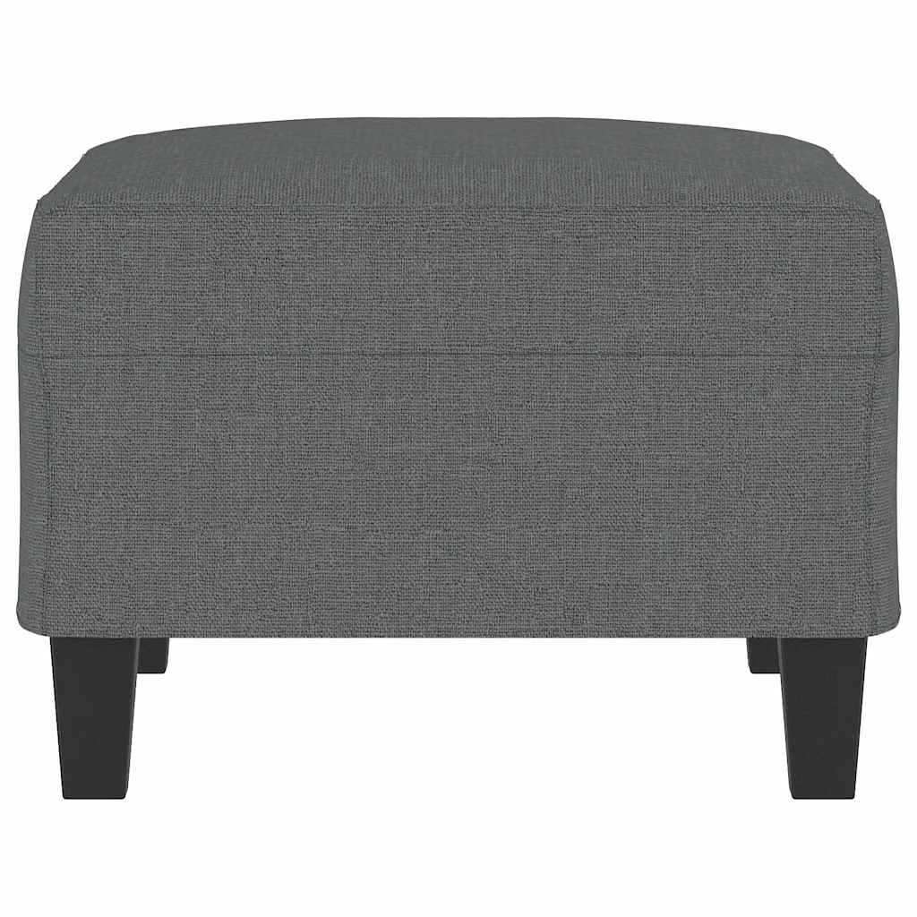 Fußhocker Dunkelgrau 70x55x41 cm Stoff