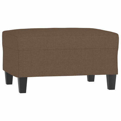 Fußhocker Braun 70x55x41 cm Stoff
