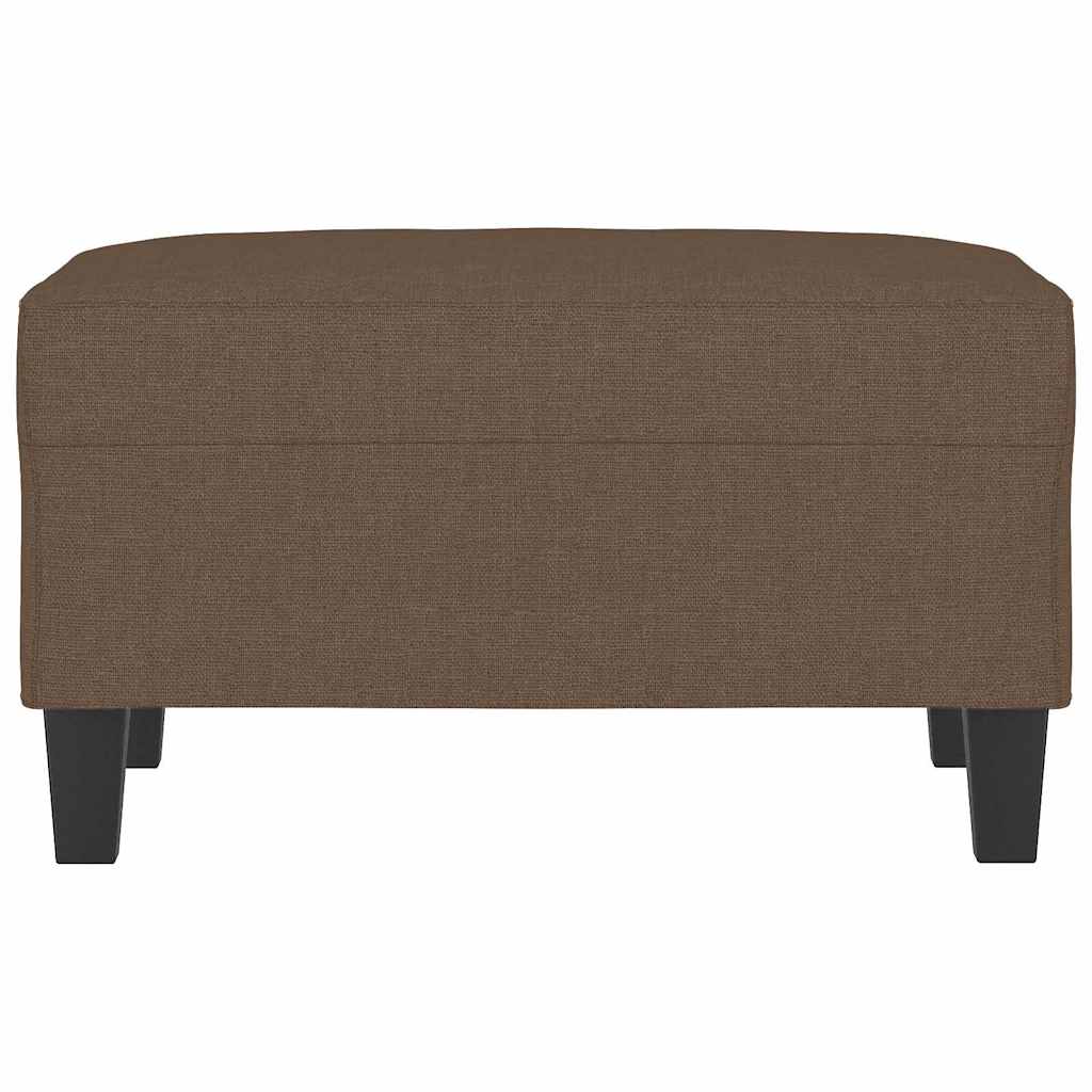 Fußhocker Braun 70x55x41 cm Stoff