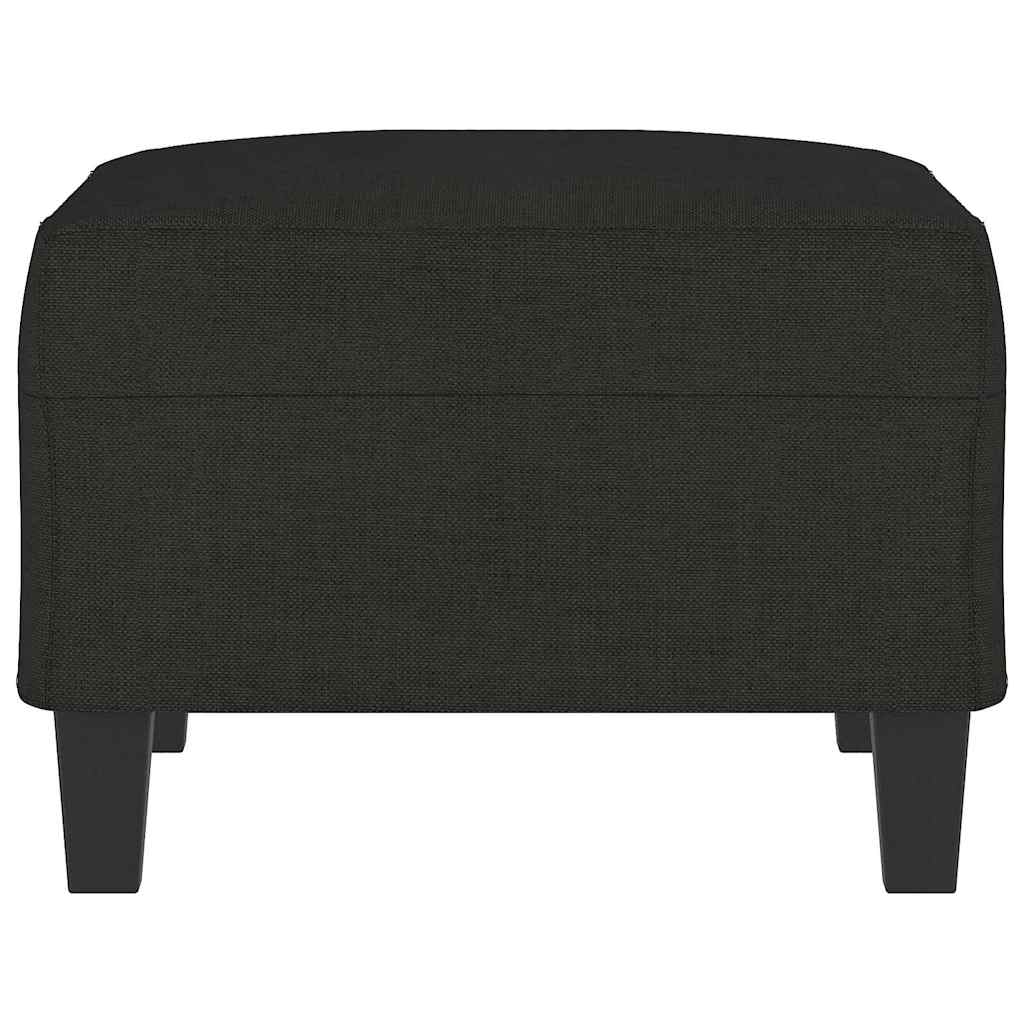 Fußhocker Schwarz 70x55x41 cm Stoff