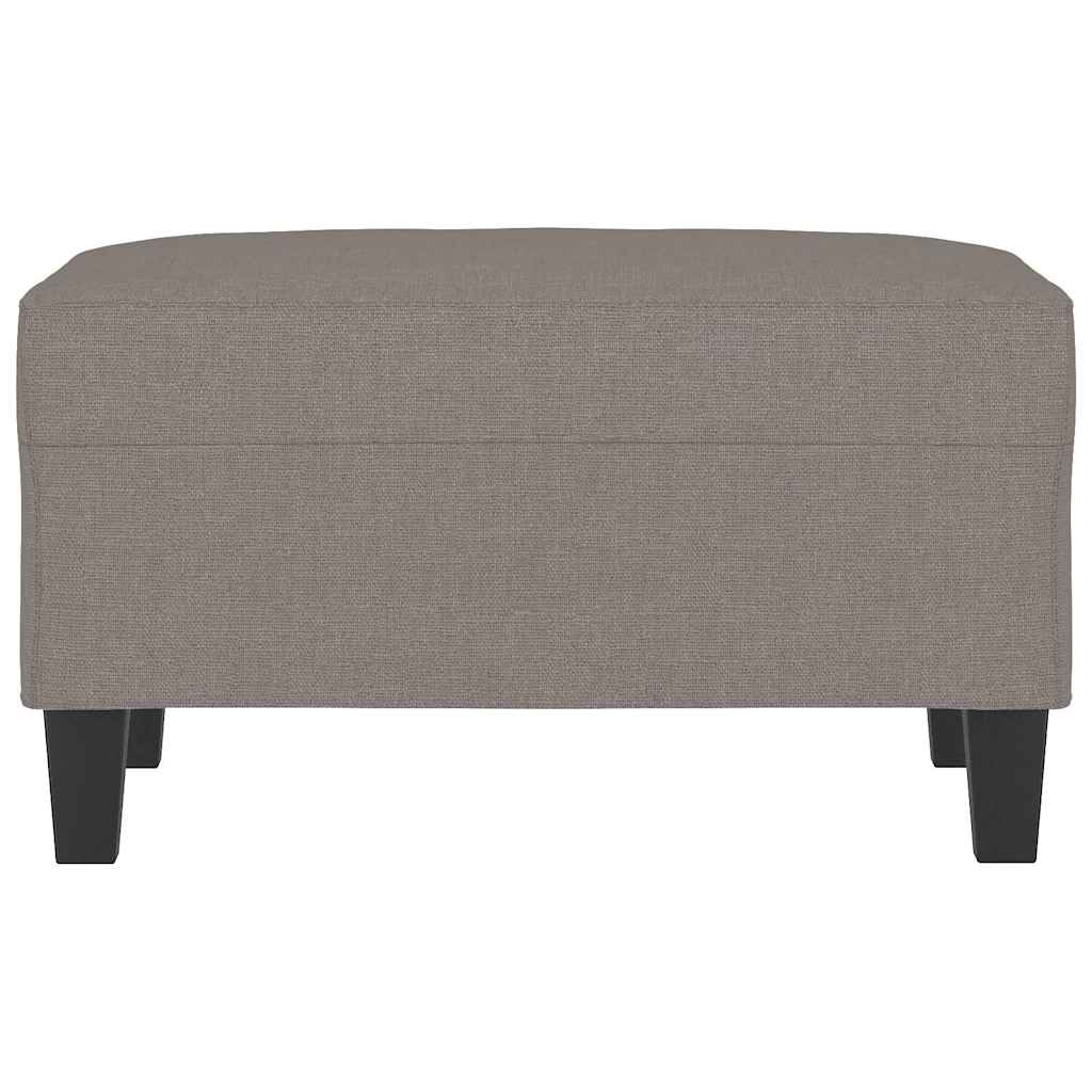 Fußhocker Taupe 70x55x41 cm Stoff