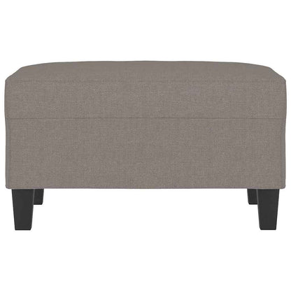 Fußhocker Taupe 70x55x41 cm Stoff