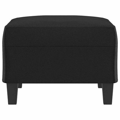 Fußhocker Schwarz 70x55x41 cm Kunstleder