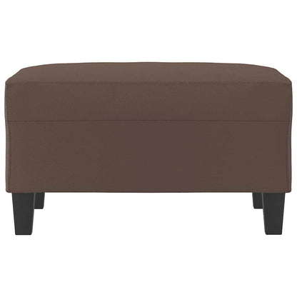 Fußhocker Braun 70x55x41 cm Kunstleder