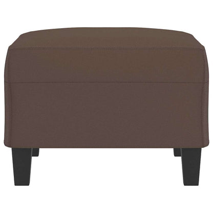 Fußhocker Braun 70x55x41 cm Kunstleder
