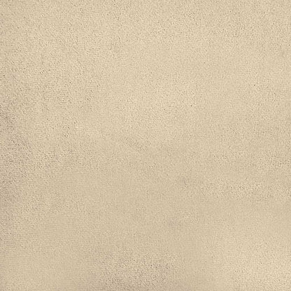 Fußhocker Creme 70x55x41 cm Mikrofasergewebe