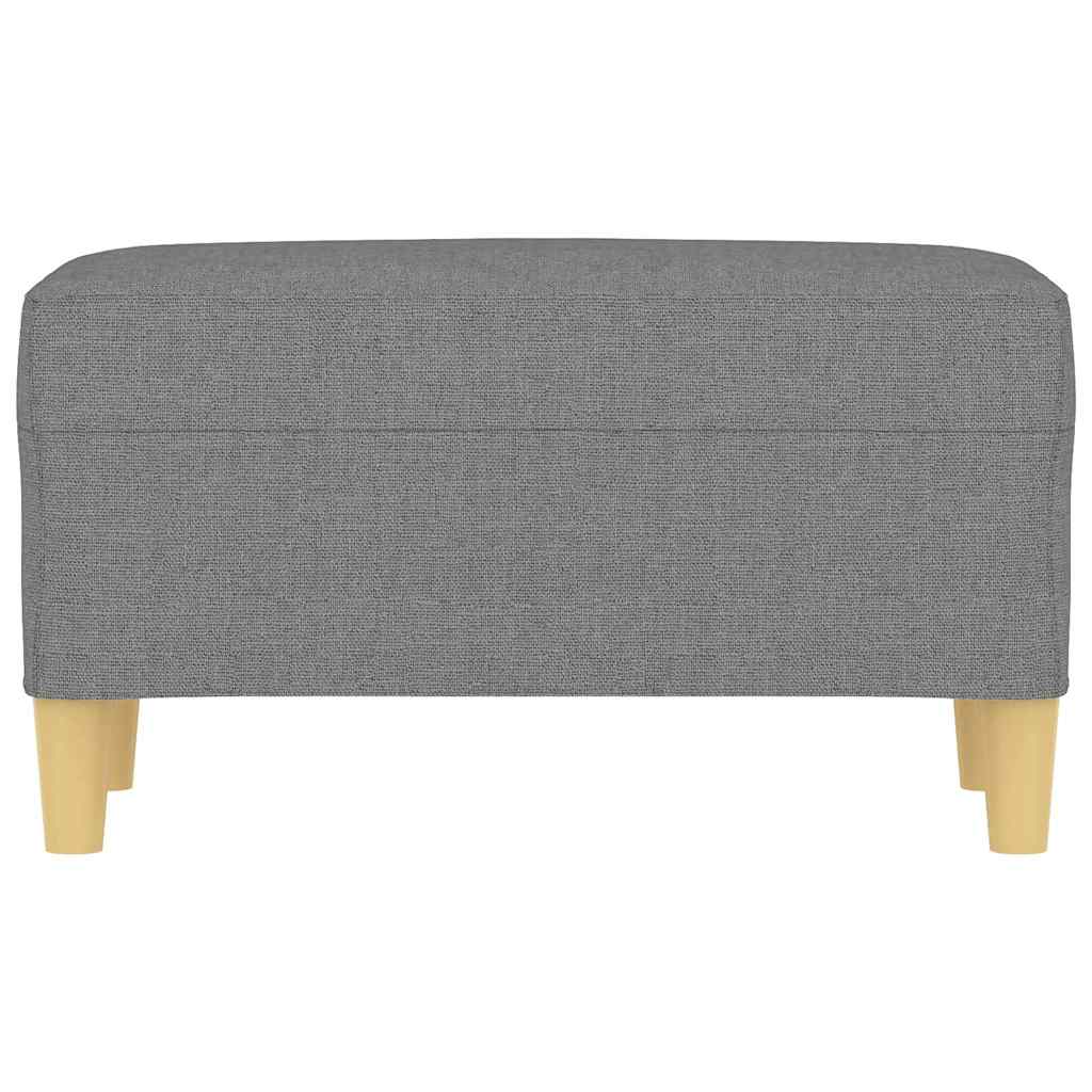 Sitzbank Dunkelgrau 70x35x41 cm Stoff
