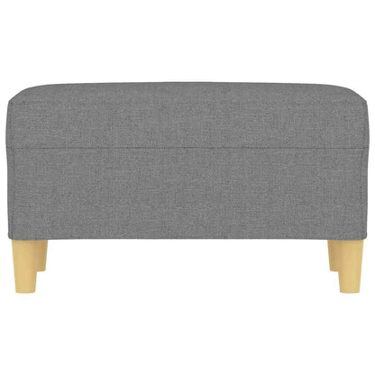 Sitzbank Dunkelgrau 70x35x41 cm Stoff